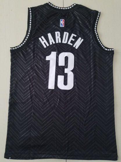 Men's Brooklyn Nets James Harden #13 Black 2020/21 Swingman Player Jersey