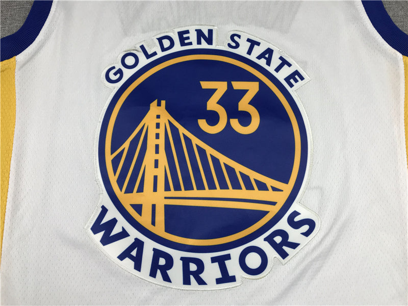 Men's Golden State Warriors James Wiseman White Fast Break Replica Player Jersey