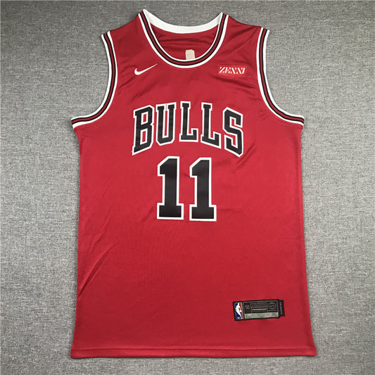 Men's Chicago Bulls DeMar DeRozan #11 Red Fast Break Replica Player Jersey