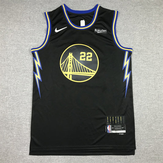 Men's Golden State Warriors Andrew Wiggins #22 City Edition Black Classic Jersey