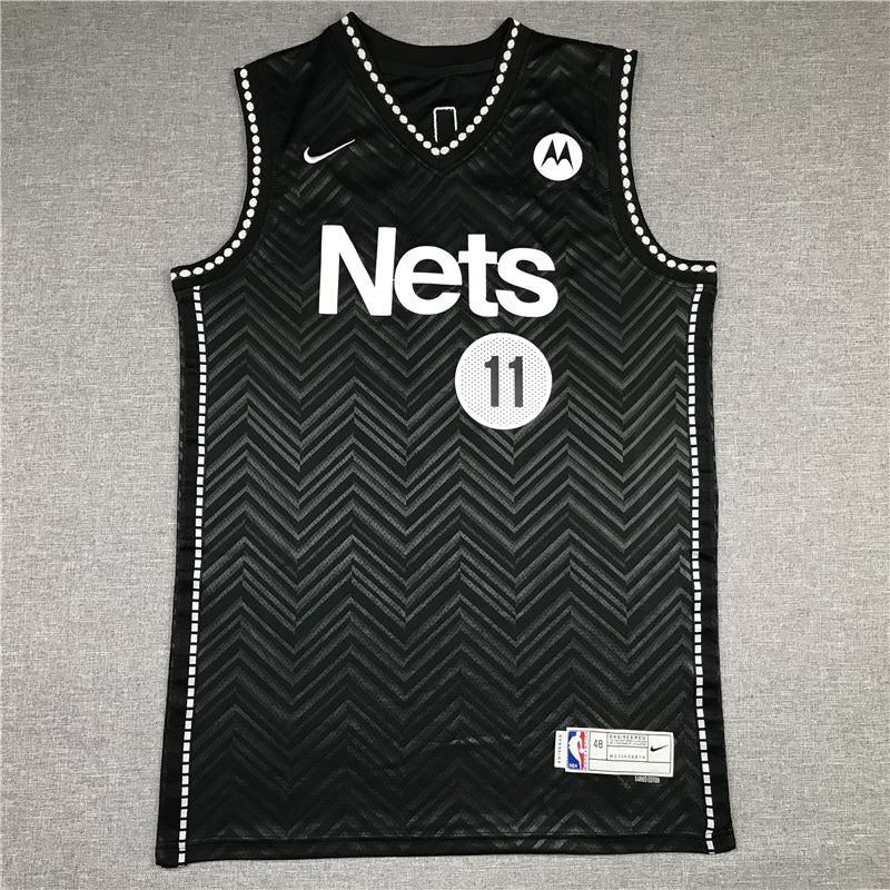 Men's Brooklyn Nets Kyrie Irving #11 Black 2020/21 Swingman Player Jersey