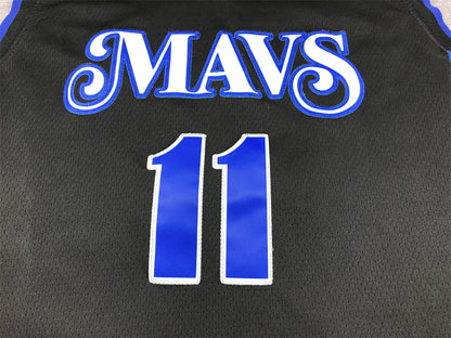 Men's Dallas Mavericks Kyrie Irving #11 Black 2023/24 Swingman Jersey - City Edition