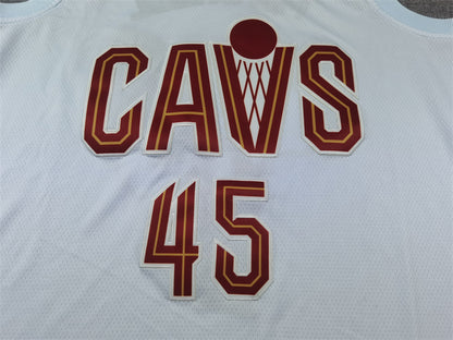 Men's Cleveland Cavaliers Donovan Mitchell #45 White Swingman Jersey - Association Edition