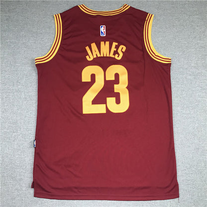 Men's Cleveland Cavaliers LeBron James #23 Red Swingman Fashion Jersey