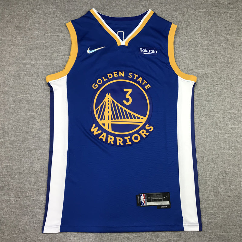 Men's Golden State Warriors Jordan Poole #3 Royal 2022/23 Fast Break Replica Player Jersey - Icon Edition