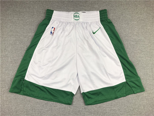 Men's Boston Celtics White/Green City Edition Basketball Shorts