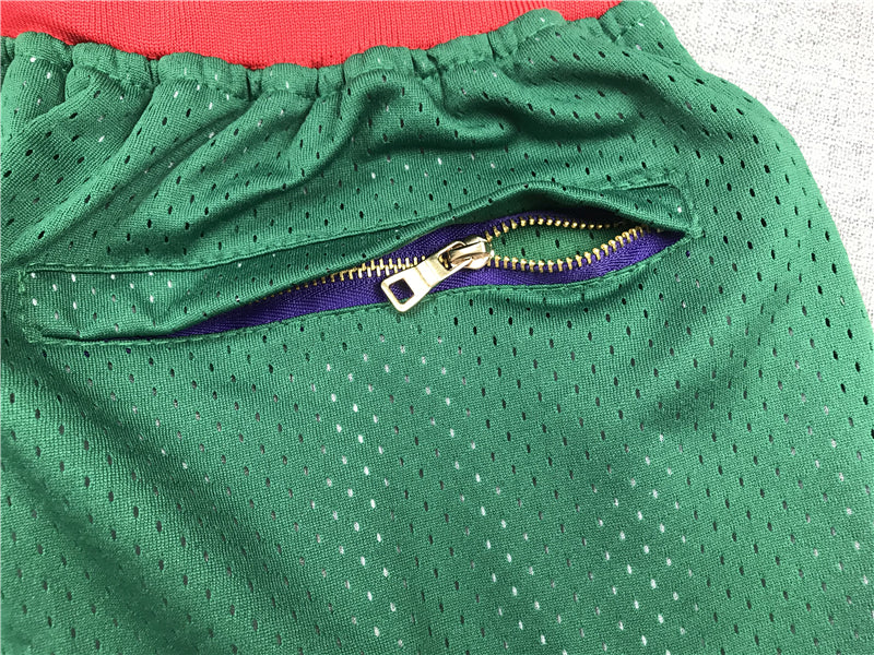 Men's Chicago Bulls Green Basketball Shorts