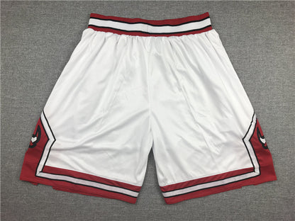 Men's Chicago Bulls White Basketball Shorts