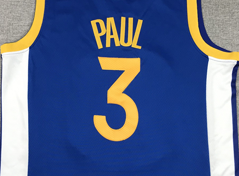 Men's Golden State Warriors Chris Paul #3 Royal Fast Break Player Jersey - Icon Edition