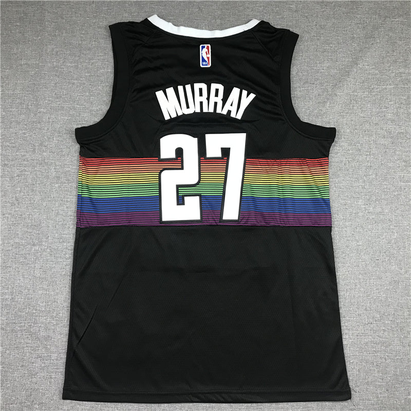 Men's Denver Nuggets Jamal Murray #27 NBA Black Player Jersey