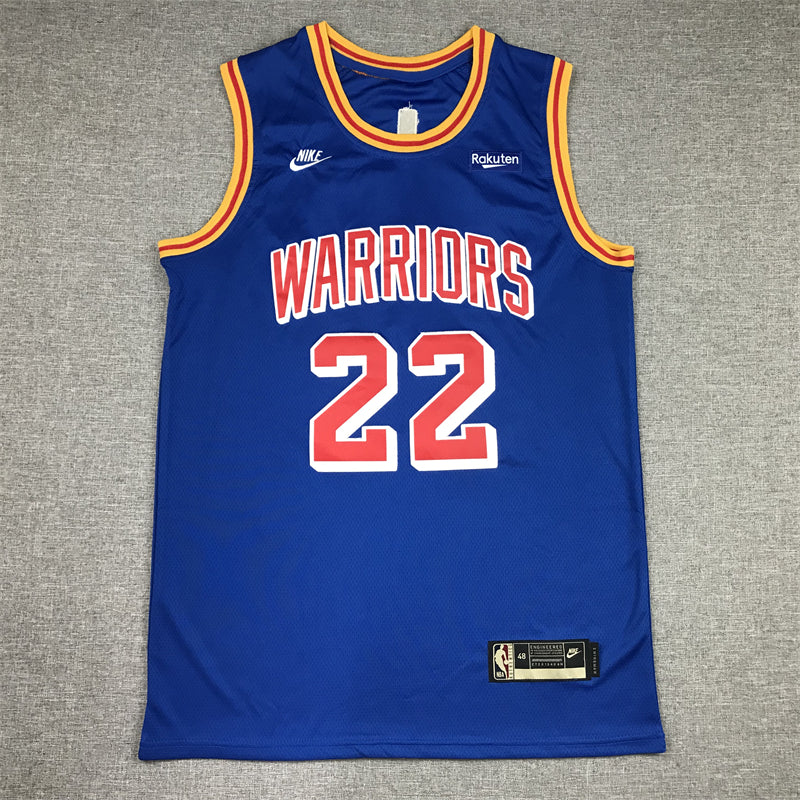 Men's Golden State Warriors Andrew Wiggins #22 Blue Swingman Jersey