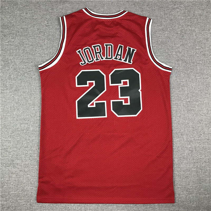 Men's Chicago Bulls Michael Jordan Red 1997-98 Classics Rookie Authentic Jersey