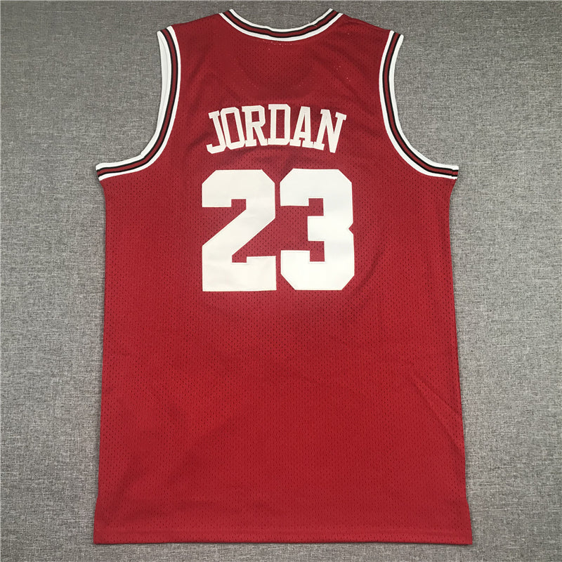 Men's Chicago Bulls Michael Jordan #23 NBA Red Hardwood Classics Authentic Jersey