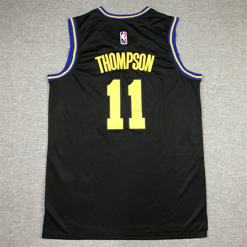 Men's Golden State Warriors Klay Thompson #11 City Edition Black Classic Jersey