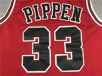 Men's Chicago Bulls Scottie Pippen Red 1997-98 Hardwood Classics Swingman Jersey