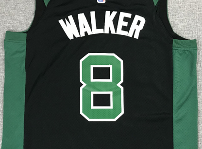 Men's Boston Celtics Kemba Walker #8 NBA Black Game Jersey