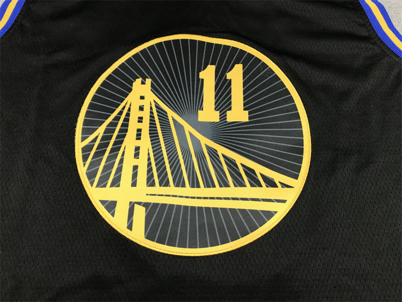 Men's Golden State Warriors Klay Thompson #11 City Edition Black Classic Jersey