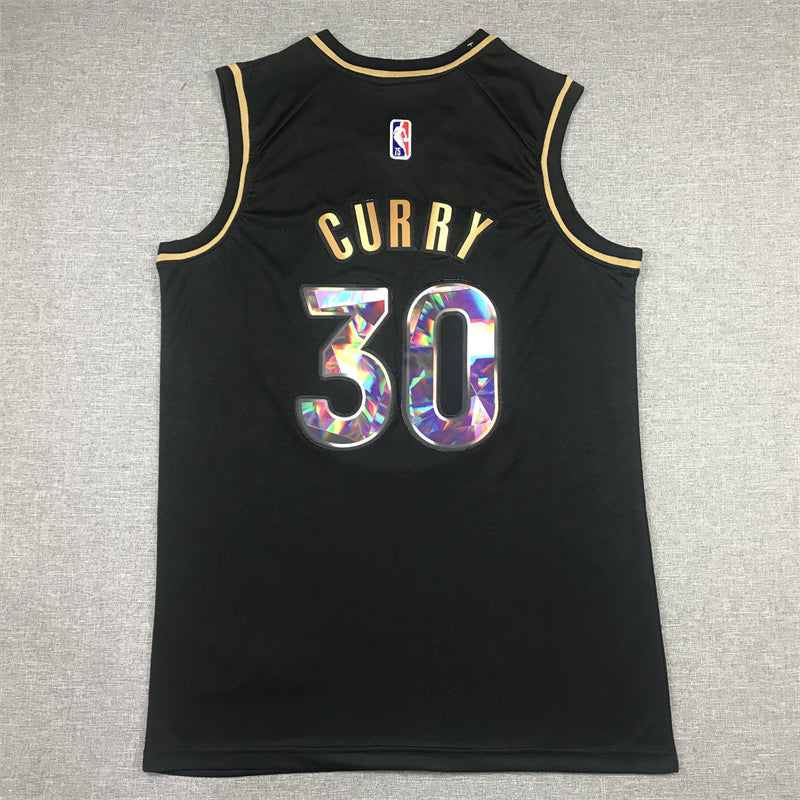 Men's Golden State Warriors Stephen Curry #30 NBA Black Swingman Jersey