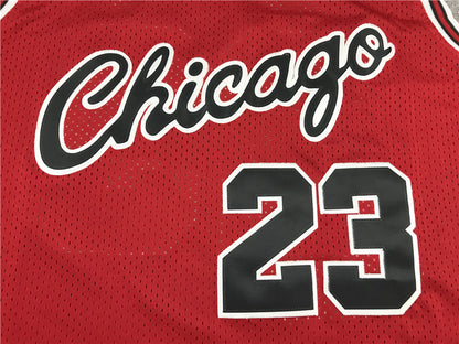 Men's Chicago Bulls Michael Jordan Red 1984-85 Hardwood Classics Jersey