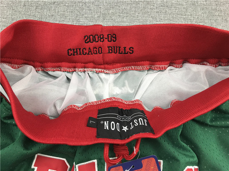 Men's Chicago Bulls Green Basketball Shorts