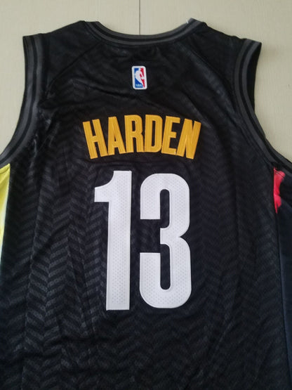 Men's Brooklyn Nets James Harden Black 2020/21 Fashion Jersey - City Edition