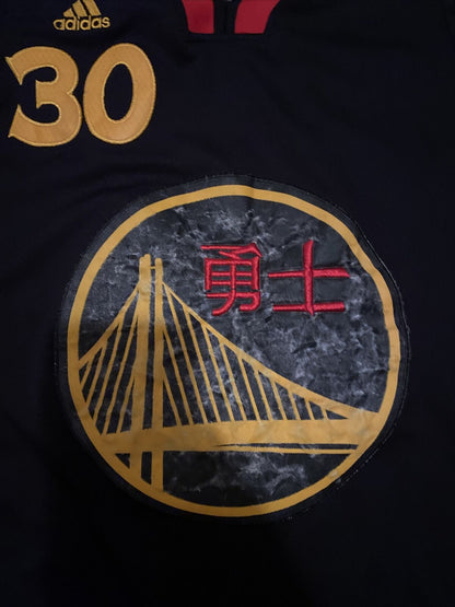 Men's Golden State Warriors Stephen Curry #30 Chinese New Year Jersey