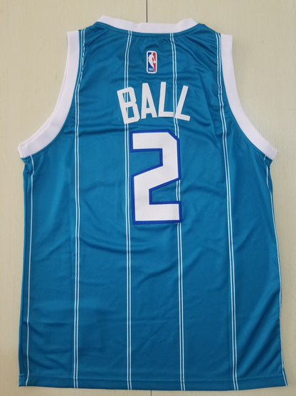 Men's Charlotte Hornets LaMelo Ball Blue 2020-21 swingman jersey