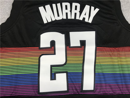 Men's Denver Nuggets Jamal Murray #27 NBA Black Player Jersey