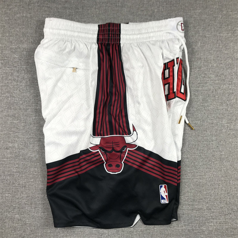 Men's Chicago Bulls White City Edition Basketball Shorts