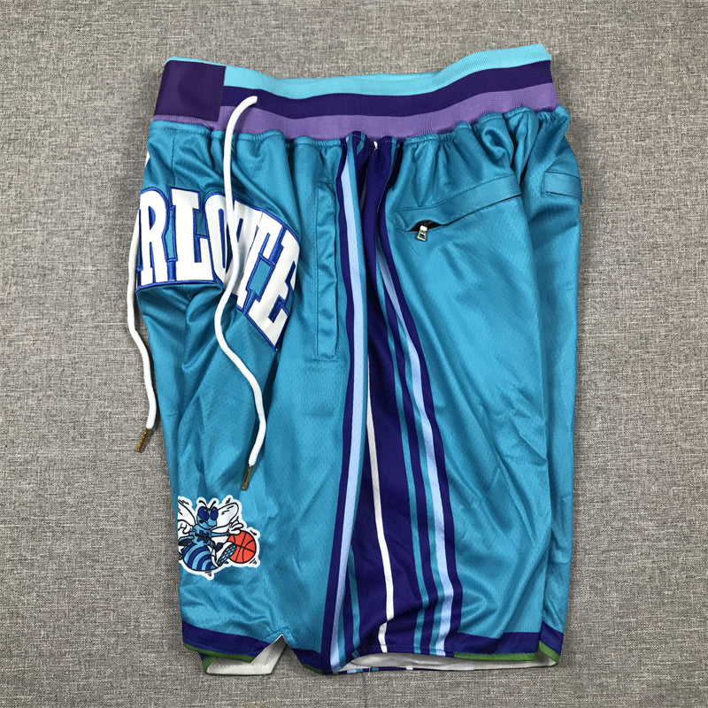 Men's Charlotte Hornets Teal Classic Edition Pocket Shorts