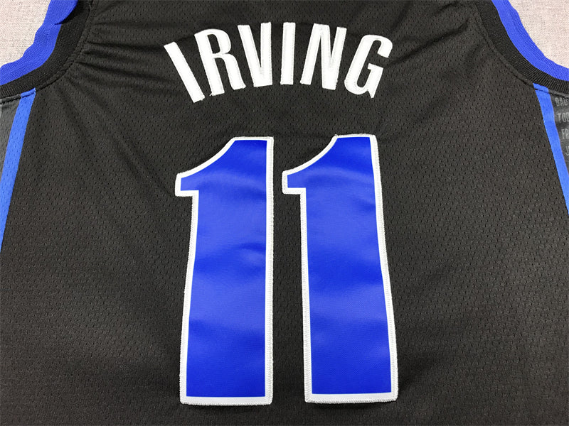 Men's Dallas Mavericks Kyrie Irving #11 Black 2023/24 Swingman Jersey - City Edition