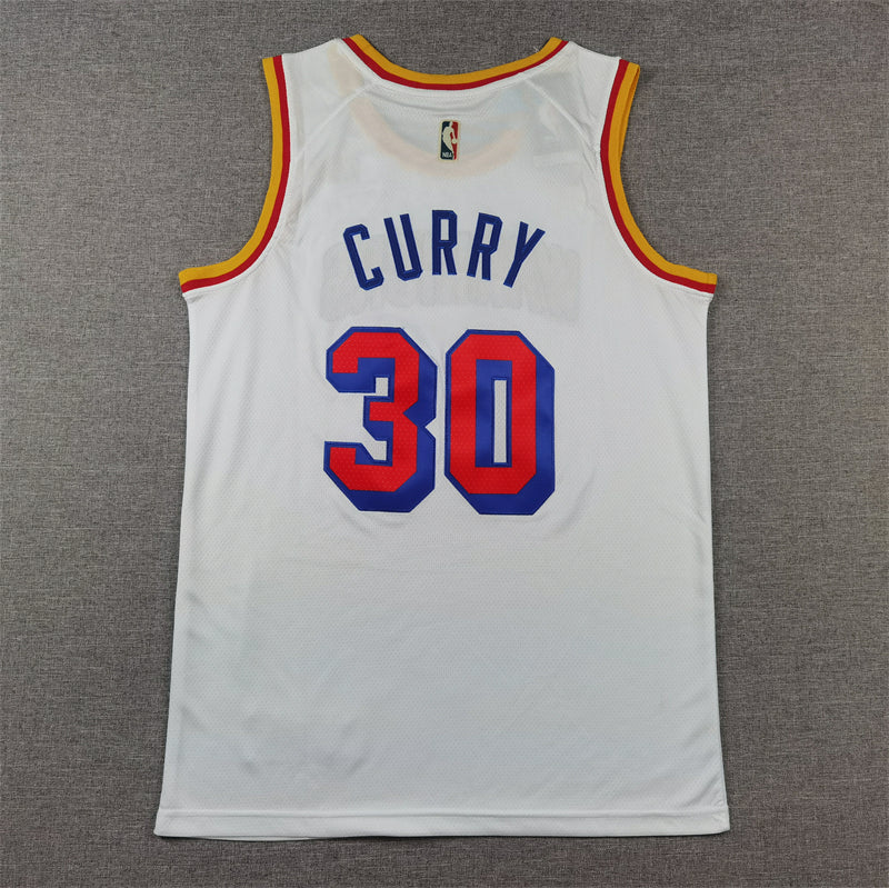 Men's Golden State Warriors Stephen Curry #30 White 2024/25 Swingman Jersey - Classic Edition