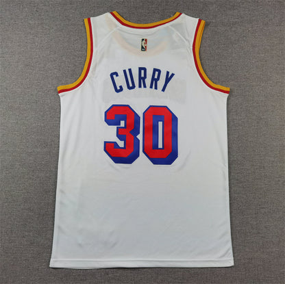 Men's Golden State Warriors Stephen Curry #30 White 2024/25 Swingman Jersey - Classic Edition