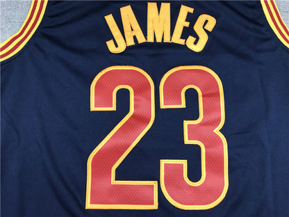 Men's Cleveland Cavaliers LeBron James #23 Navy Swingman Fashion Jersey