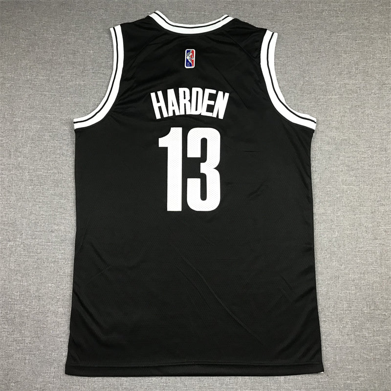 Men's Brooklyn Nets James Harden Black 2021/22 Diamond Swingman Jersey