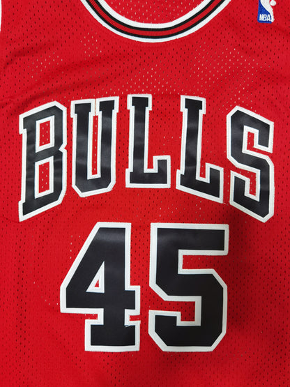 Men's Chicago Bulls Michael Jordan #45 NBA Red Mitchell&Ness Swingman Jersey