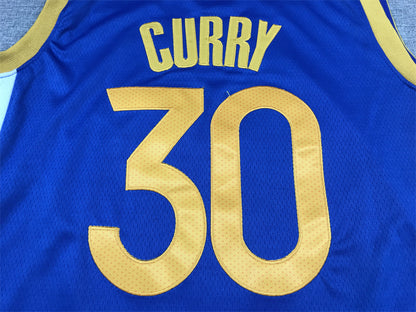 Men's Golden State Warriors Stephen Curry #30 Royal 2022/23 Fast Break Replica Player Jersey - Icon Edition