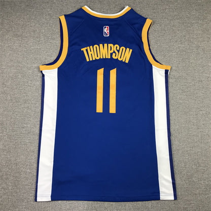 Men's Golden State Warriors Klay Thompson #11 Royal 2022/23 Fast Break Replica Player Jersey - Icon Edition