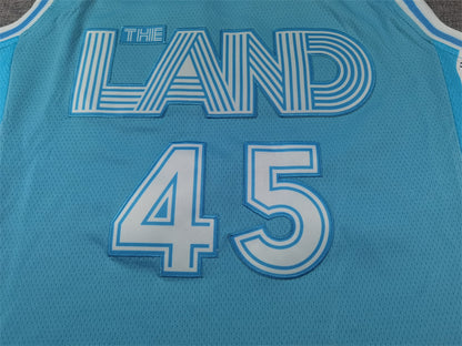 Men's Cleveland Cavaliers Donovan Mitchell #45 Light Blue 2024/25 Swingman Jersey - City Edition