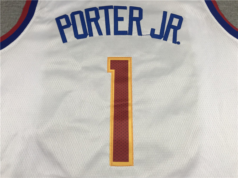 Men's Denver Nuggets Michael Porter Jr. #1 White 2023 Swingman Player Jersey