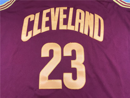 Men's Cleveland Cavaliers LeBron James #23 Red Swingman Fashion Jersey