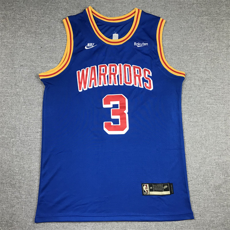 Men's Golden State Warriors Jordan Poole #3 Blue Classic Player Jersey