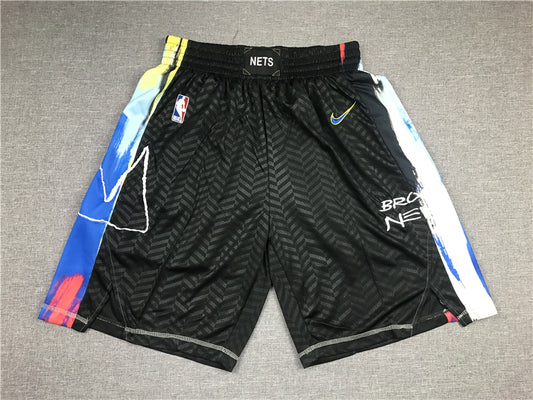 Men's Brooklyn Nets Black City Edition Basketball Shorts