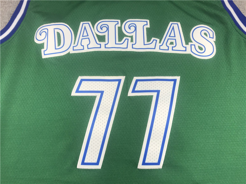 Men's Dallas Mavericks Luka Doncic Green 2020/21 Jersey - Classic Edition