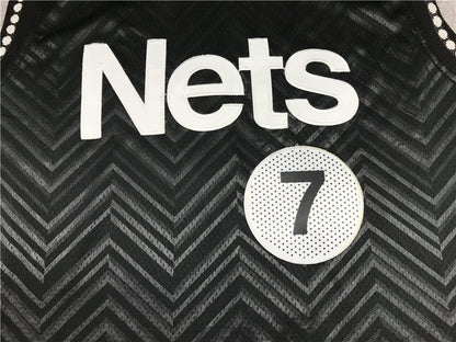 Men's Brooklyn Nets Kevin Durant #7 Black 2020/21 Swingman Player Jersey