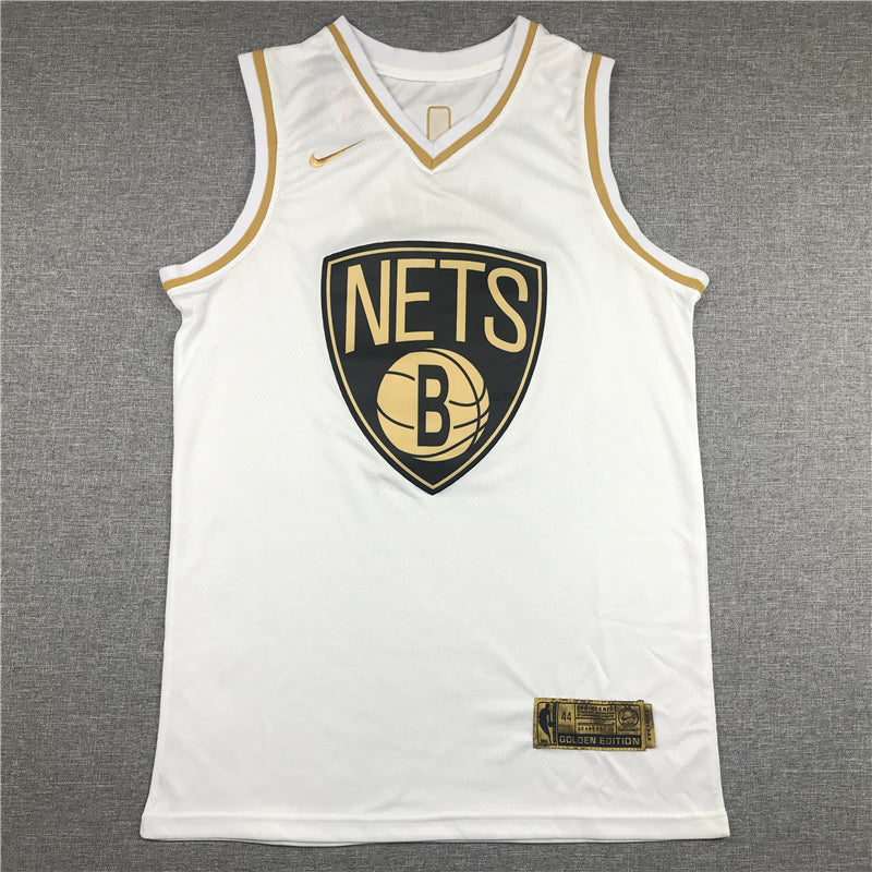 Men's Brooklyn Nets Kyrie Irving #11 White Swingman Player Jersey