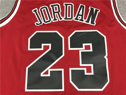 Men's Chicago Bulls Michael Jordan Red 1997-98 Classics Rookie Authentic Jersey