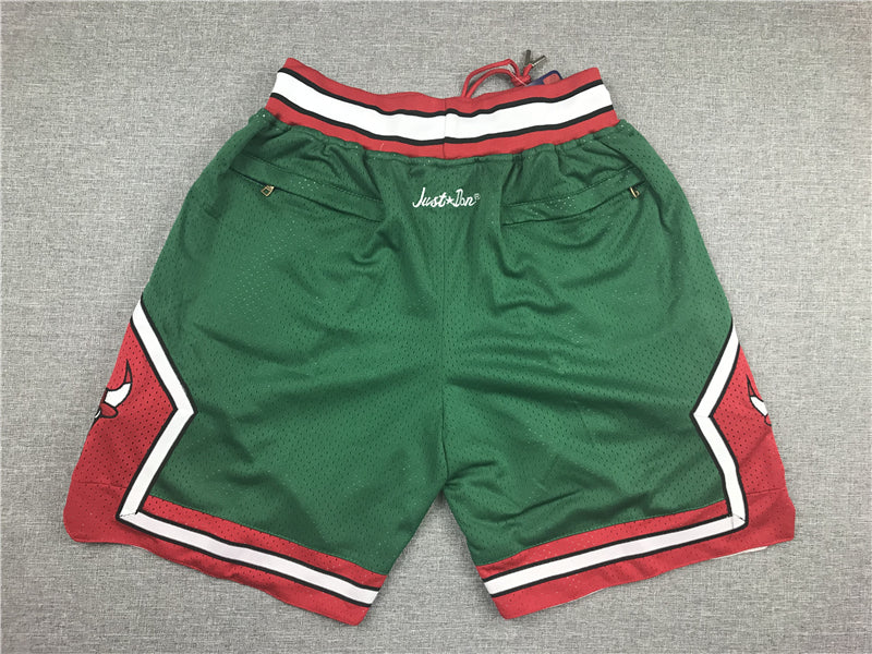 Men's Chicago Bulls Green 2008-09 Hardwood Classics Authentic Basketball Shorts