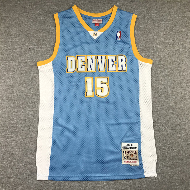 Men's Denver Nuggets Nikola Jokic #15 NBA Blue Player Jersey