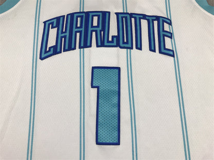 Men's Charlotte Hornets LaMelo Ball #1 White 2022/23 Swingman Jersey - Association Edition